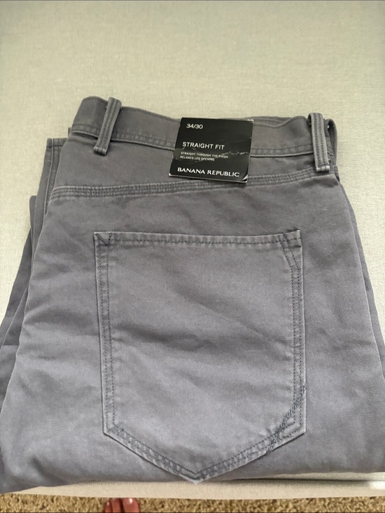 Banana Republic Other - Banana Republic Men's Straight Fit Twill Pants— Light Gray